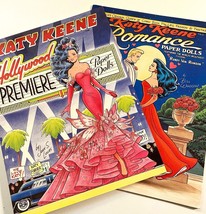 2 Katy Keene Paper Doll Books, &quot;Romance&quot; &amp; &quot;Hollywood Premiere&quot; - £26.64 GBP