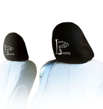  For NISSAN New Pair of Live Laugh Love Car Truck Seat Headrest Covers - £11.32 GBP