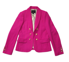 NWT J.Crew Collection Shawl-collar Wool Crepe Blazer in Vintage Berry 6 $350 - $178.20
