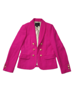 NWT J.Crew Collection Shawl-collar Wool Crepe Blazer in Vintage Berry 6 ... - £141.21 GBP