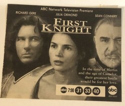 First Knight Print Ad Vintage Sean Connery Richard Gere TPA3 - £4.68 GBP