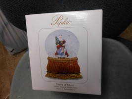 Pipka &quot;Santa Of Music&quot; Musical 6&quot; H Water Globe 2011 NEW OTH, Plays O Ta... - $1,069.37 MXN