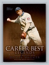 Honus Wagner 2009 Topps Legends of the Game Career Best Insert Card MLB Pirates - £1.55 GBP