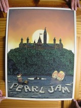 Pearl Jam Poster Silkscreen Ottawa Ontario Canada Pluralone - £210.99 GBP