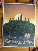 Pearl Jam Poster Silkscreen Ottawa Ontario Canada Pluralone - £203.93 GBP