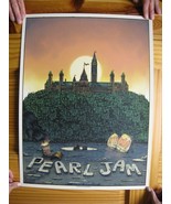 Pearl Jam Poster Silkscreen Ottawa Ontario Canada Pluralone - $370.41 CAD