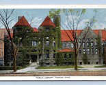Public Library Building Toledo Ohio OH UNP WB Postcard O1 - $2.92