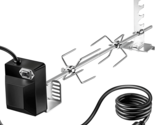 Universal Rotisserie Grill Kit with 120V Motor 28&quot; Spit Rod For BBQ Gas ... - $75.28