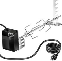 Universal Rotisserie Grill Kit with 120V Motor 28&quot; Spit Rod For BBQ Gas Grills - £53.56 GBP