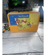 Winnie The Pooh Bee Friendly “Happy Being Me” Large Tin Lunch/ Toy Box  - $171.06 MXN