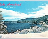 Winter View Lake Arrowhead California CA UNP Unused Chrome Postcard A13 - $2.92