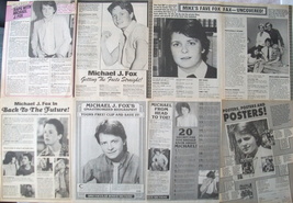 Michael J Fox ~ Fourteen (14) B&amp;W Vintage Articles From 1983-1986 ~ Clippings - £6.61 GBP