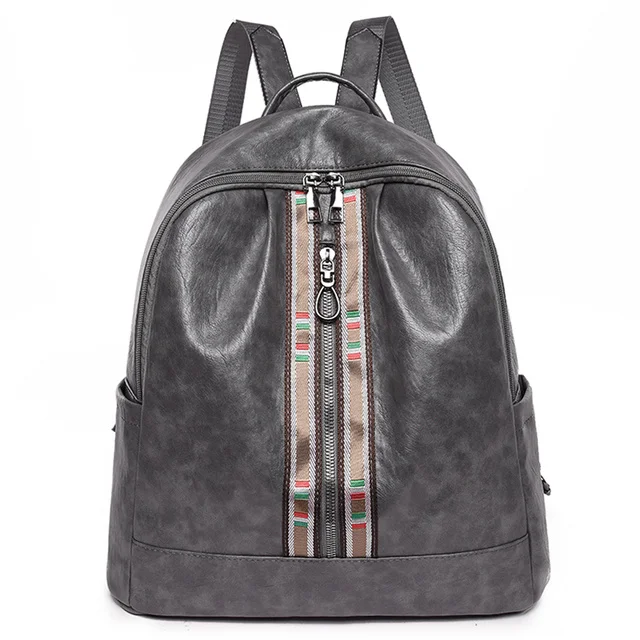  Designer Women Travel Backpack High Quality Soft PU Leather Women Backpack Fash - $77.83