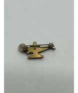 GIRL SCOUT LAMP PIN  MACY PARTICIPATION PIN  SMALLER 1957 - £23.34 GBP
