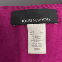 Jones NY Ladies Silk Knit Sleeveless Sequin Top Size XL Plum image 8