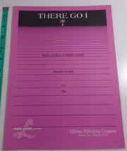 there Go I by mosie lister 1970 sheet music good - $5.94