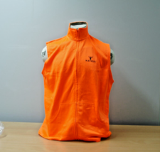 Mens&#39; King&#39;s Camo Blaze Orange Safety  Work Hunting Vest Lightweight Ful... - $16.39