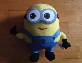 Despicable Me 9&quot; Two Eyed Minion Plush Doll Dave By The Toy Factory - £9.28 GBP