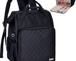 Knitting Bag Backpack, Crochet Storage Organizer, Large Yarn Holder With... - $47.99