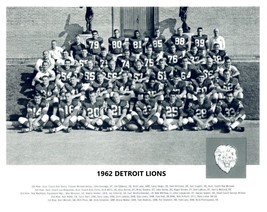 1962 DETROIT LIONS 8X10 TEAM PHOTO FOOTBALL NFL PICTURE - $4.94