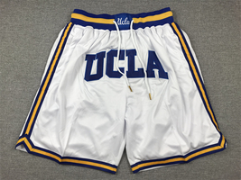 UCLA Bruins Classic White Mesh Shorts Two Back Pockets Hidden Zipper - £29.95 GBP