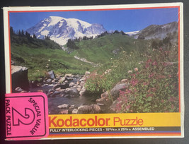Lot of 2 RoseArt 1000 Piece Jigsaw Puzzle Edith Creek and Waits River VT New - £29.41 GBP
