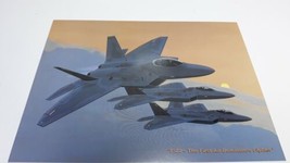 F-22 Raptor The First Air Dominance Fighter 8.5”x11” Painting Print - £7.85 GBP