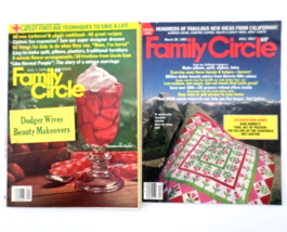 Vintage Lot of 2 Family Circle Magazines Aug 7 1978 &amp; March 29 1983 - £11.66 GBP