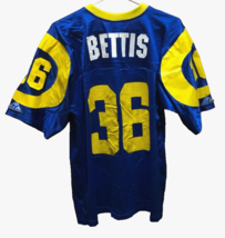 Jerome Bettis #36 L.A. St. Louis Rams NFL Vintage 90s NFC Blue Apex One Jersey M - $31.28