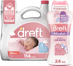 Bundle of  Stage 1: Newborn Baby Liquid Laundry Detergent 114 Loads 165 ... - $54.31