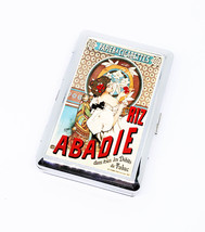 14 CIGARETTES CASE french poster ROLLING PAPER publicity card ID holder ... - $16.90