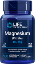 MAKE OFFER! 2 Pack Life Extension Magnesium Citrate 100 mg 100 caps image 1