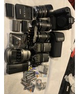Canon EOS 7D Camera BUNDLE (3) lenses, 2 flash, bag &amp; muc... - $2,276.88