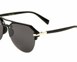 Dweebzilla Luxury Half Rim Retro Pilot Aviator Sunglasses (Black &amp; Silve... - $9.75