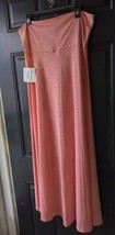 LuLaRoe MAXI Stretch Skirt Dress NWT Coral Pink Salmon XL Flowing  - £20.42 GBP