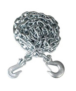 3/8 in. x 14 ft. Grade 43 Zinc Plated Steel Logging Chain with Grab Hook... - £87.12 GBP