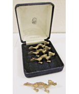 Set of 4 Antique Japanese Meiji Silver Dragon Knife Rests - $541.51 CAD