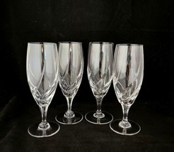 Mikasa OLYMPUS Crystal Iced Tea Glasses Goblets ~ Set of 4 - $74.24