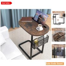 Versatile Adjustable Height TV Tray Table for Stylish Living - Brown Woo... - $61.33