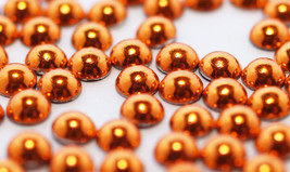 HOTFIX Orange Metallic Domes available 2 Sizes (ø3.0mm, ø4.0mm) min 144P... - £3.97 GBP