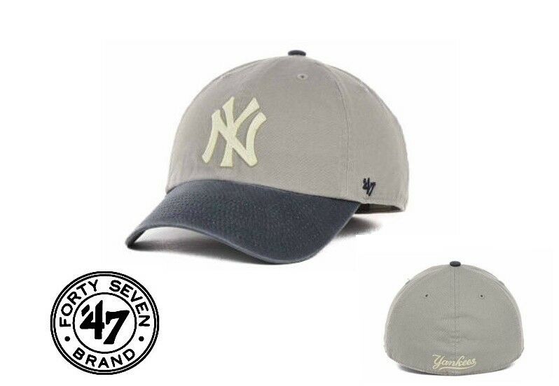 Mens New York Yankees MLB Franchise 2-Tone Classic Baseball Hat Cap New Large - £15.02 GBP
