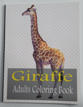 Giraffe Adult Coloring Book New Safari Animals - £6.44 GBP