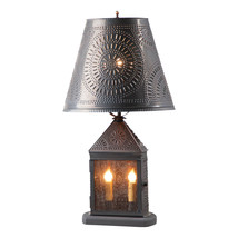 Irvins Country Tinware Harbor Lamp with Chisel Shade in Kettle Black - £277.30 GBP