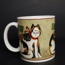 Sakura Christmas Cats Present Tags Coffee Cup Mug Fiddlestix - $8.36
