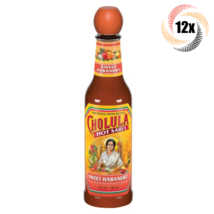 12x Bottles Cholula Sweet Habanero Hot Sauce | Habanero &amp; Pineapple Flavor | 5oz - £59.44 GBP
