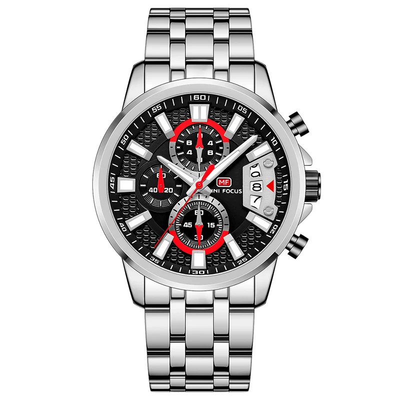 Motley Watches for Men Fashion Sport Chronograph Quartz Wristwatch with ... - $50.23