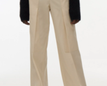 HELMUT LANG Womens Trousers Utility 100% Cotton Solid Beige Size US 8 K0... - $81.66
