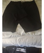 Goodthreads Men&#39;s 35x36Black Straight Fit Comfort Stretch Chino Pants black - $18.00