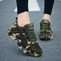 Couples Camouflage Sneakers Women Sports Breathable Vulcanize Shoes Non-... - $36.14+