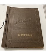 Scrapbook 1940s WWII Magazine Clippings Made By Child In Texas During War - $120.48 CAD
